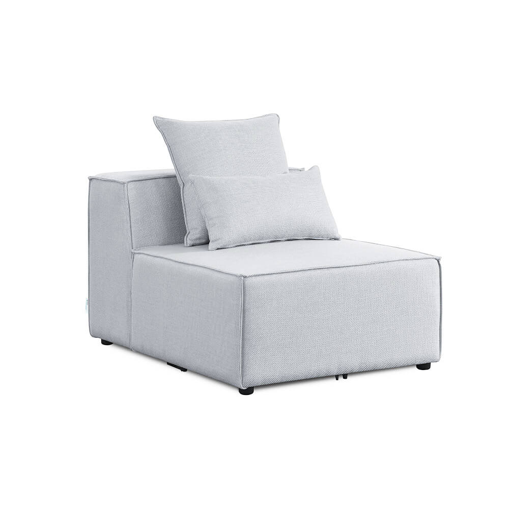 Home Deluxe 4058166244758 Sofa Hellgrau – Bild 3