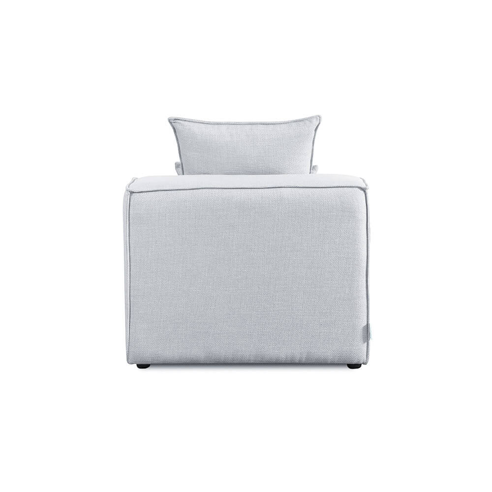Home Deluxe 4058166244758 Sofa Hellgrau – Bild 4