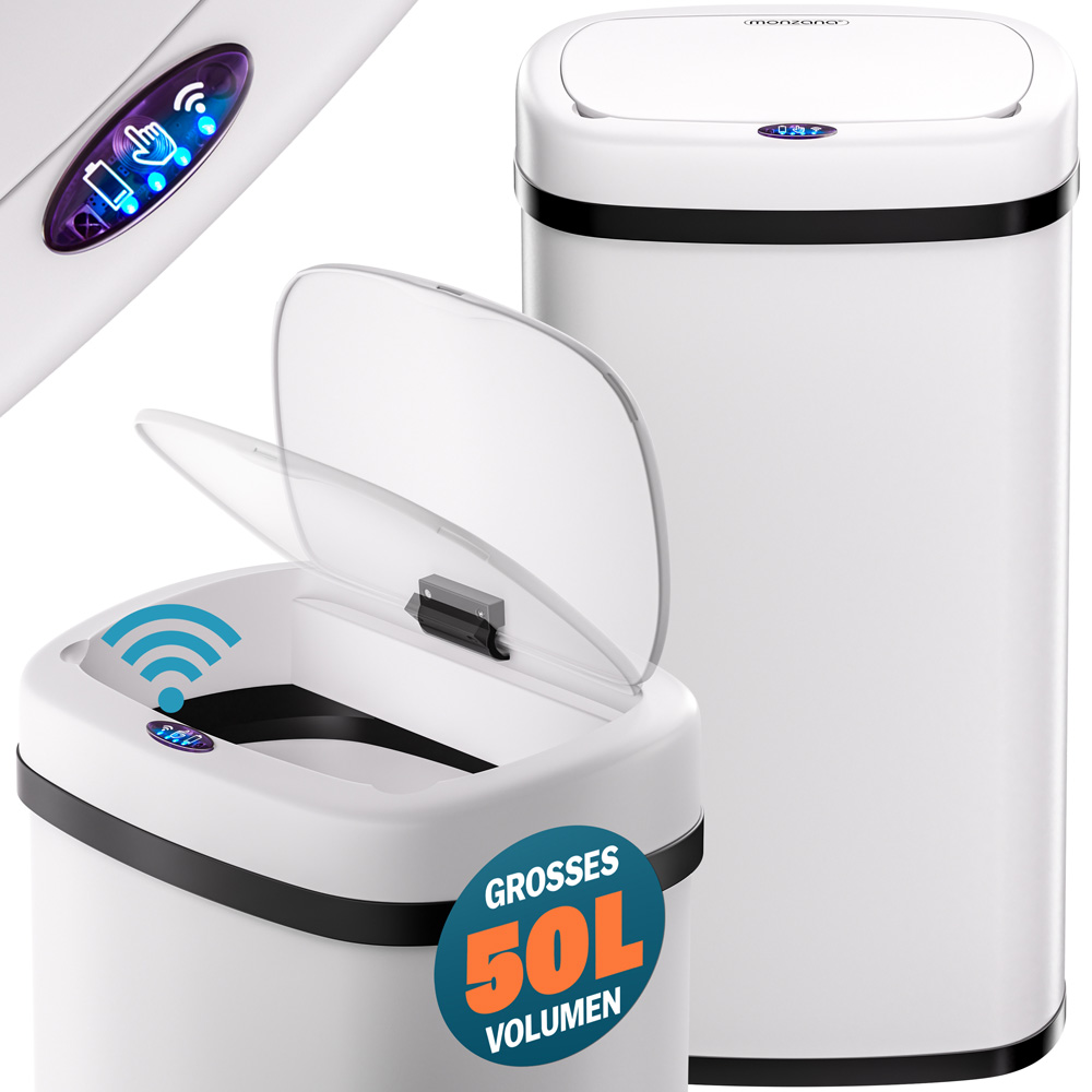 monzana 109905 Sensor Mülleimer 50L – Bild 3