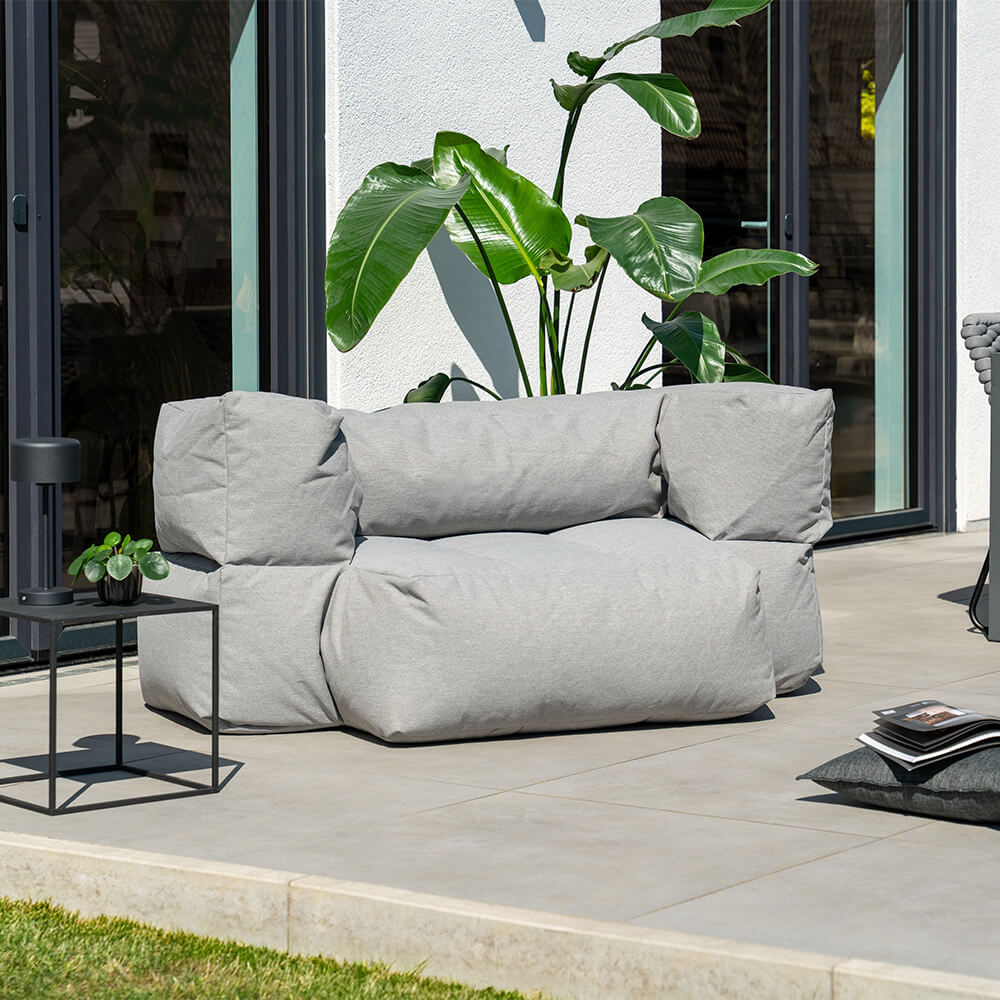 Home Deluxe 4058166313270 Sitzsack Hellgrau – Bild 3