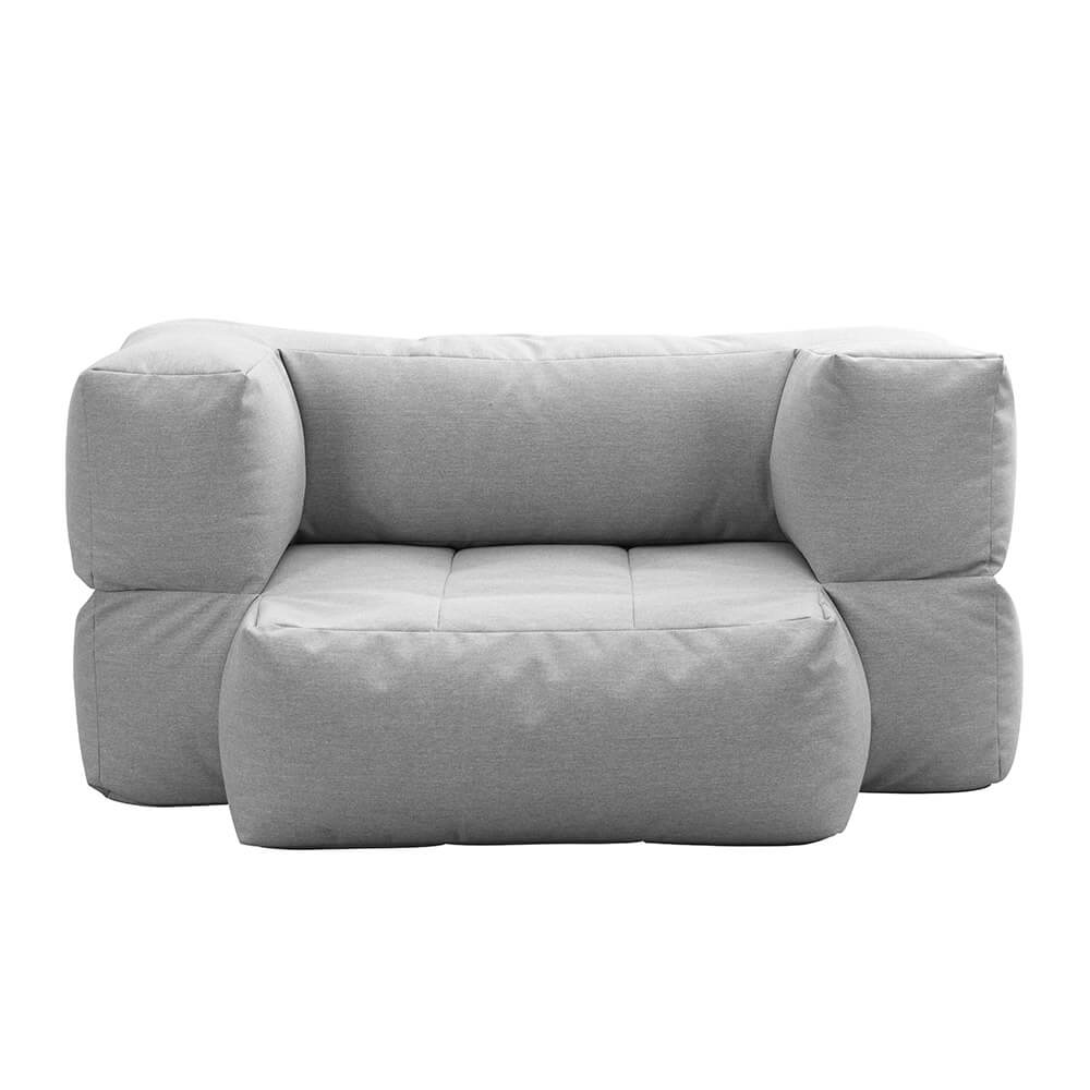 Home Deluxe 4058166313270 Sitzsack Hellgrau – Bild 6