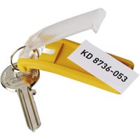 DURABLE Schlüsselanhänger KEY CLIP, gelb – Bild 2
