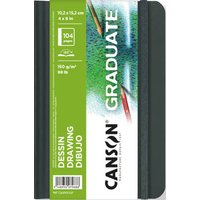 CANSON Skizzenbuch GRADUATE DRAWING, 102 x 152 mm, schwarz – Bild 2