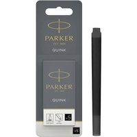 PARKER Großraum-Tintenpatronen QUINK, im Blister, schwarz – Bild 2