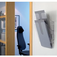 DURABLE Wand-Prospekthalter, FLEXIPLUS 2, A4, 2 Fächer – Bild 2