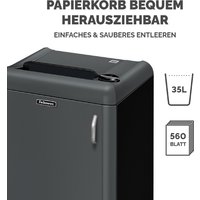 Fellowes Aktenvernichter Fortishred 1050HS, Partikel – Bild 1