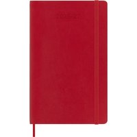 MOLESKINE Buchkalender 2026/2027, 18 Monate, L/A5, hellrot
