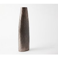Vase Conico B20 x T11 x H69 cm Aluminium Mokka Bronze Gegossen