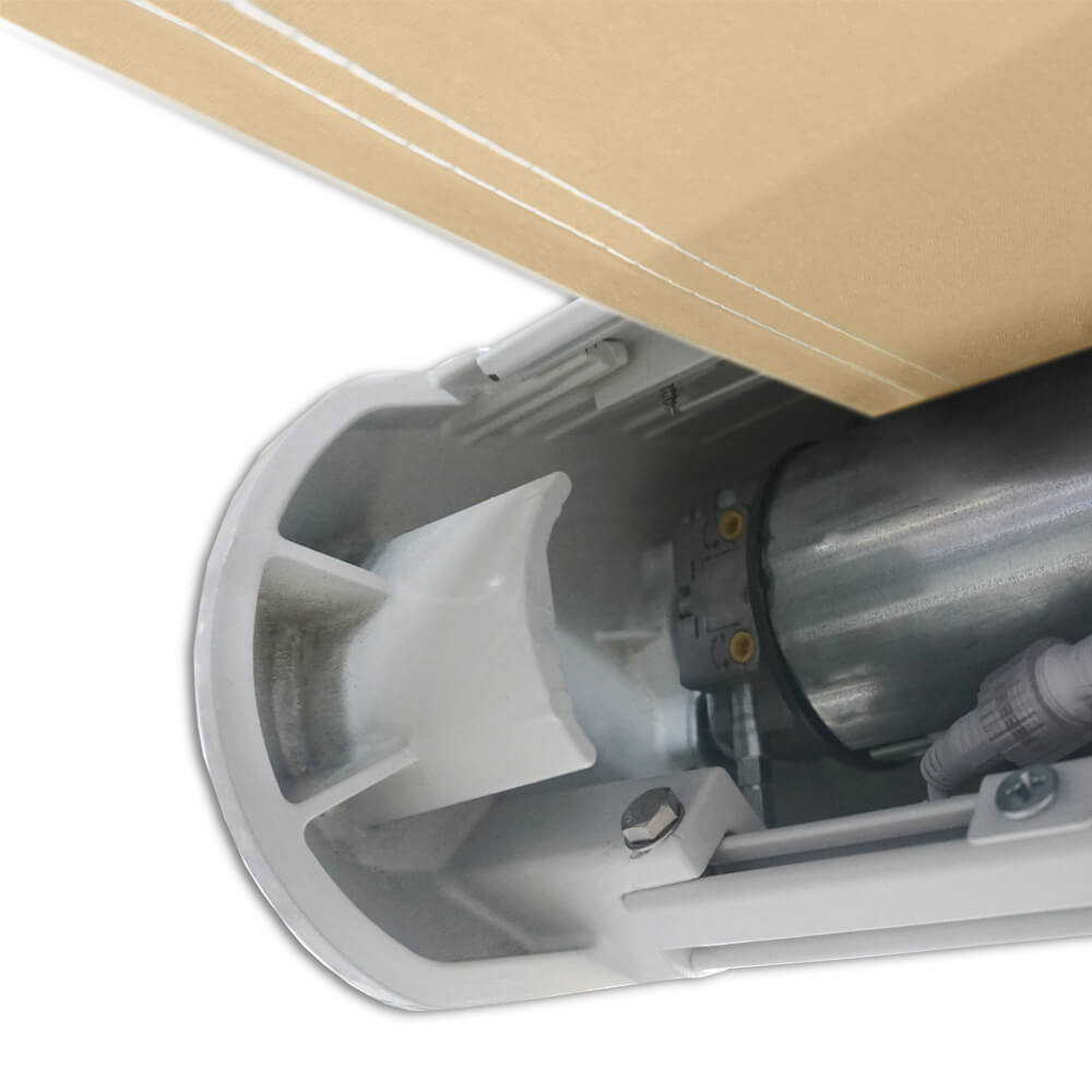 LED Vollkassettenmarkise elektrisch ELOS - 585 x 300 cm Sandfarben – Bild 6