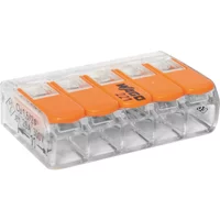 WAGO 221-415 COMPACT Verbindungsklemme 5-polig, transparent, 0,02 4 mm, 450 V / 32 A – Bild 2