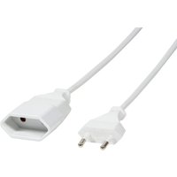 LogiLink Verlängerungskabel, Eurostecker, 2,0 m, weiß