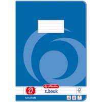 herlitz Schulheft x.book, DIN A4, Lineatur 22 / kariert – Bild 2