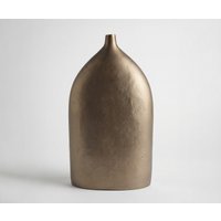 Vase Ogiva B32 x T16 x H56 cm Aluminium Aurum Satin Gegossen