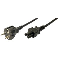 LogiLink Notebook Stromkabel, schwarz, 1,8 m – Bild 2