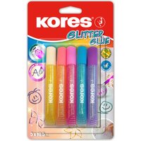 Kores Glitzerkleber, Glitter Glue, Pastellfarben