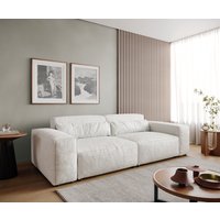 DELIFE Sirpio Big-Sofa Creme-Weiß