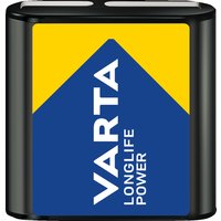 VARTA Alkaline Batterie Longlife Power, 4,5 V Flachblock