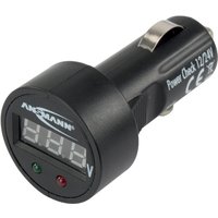 ANSMANN KFZ-Batterie-Tester, Power Check 12-24 V, schwarz