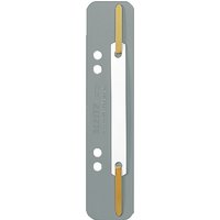 LEITZ Heftstreifen, 35 x 158 mm, PP-Folie, grau
