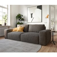 DELIFE Lanzo Big-Sofa Khakibraun