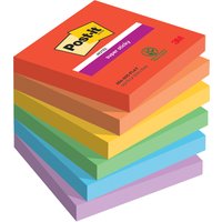 Post-it Haftnotizen super sticky notes, 76 x 76 mm, Playful – Bild 2