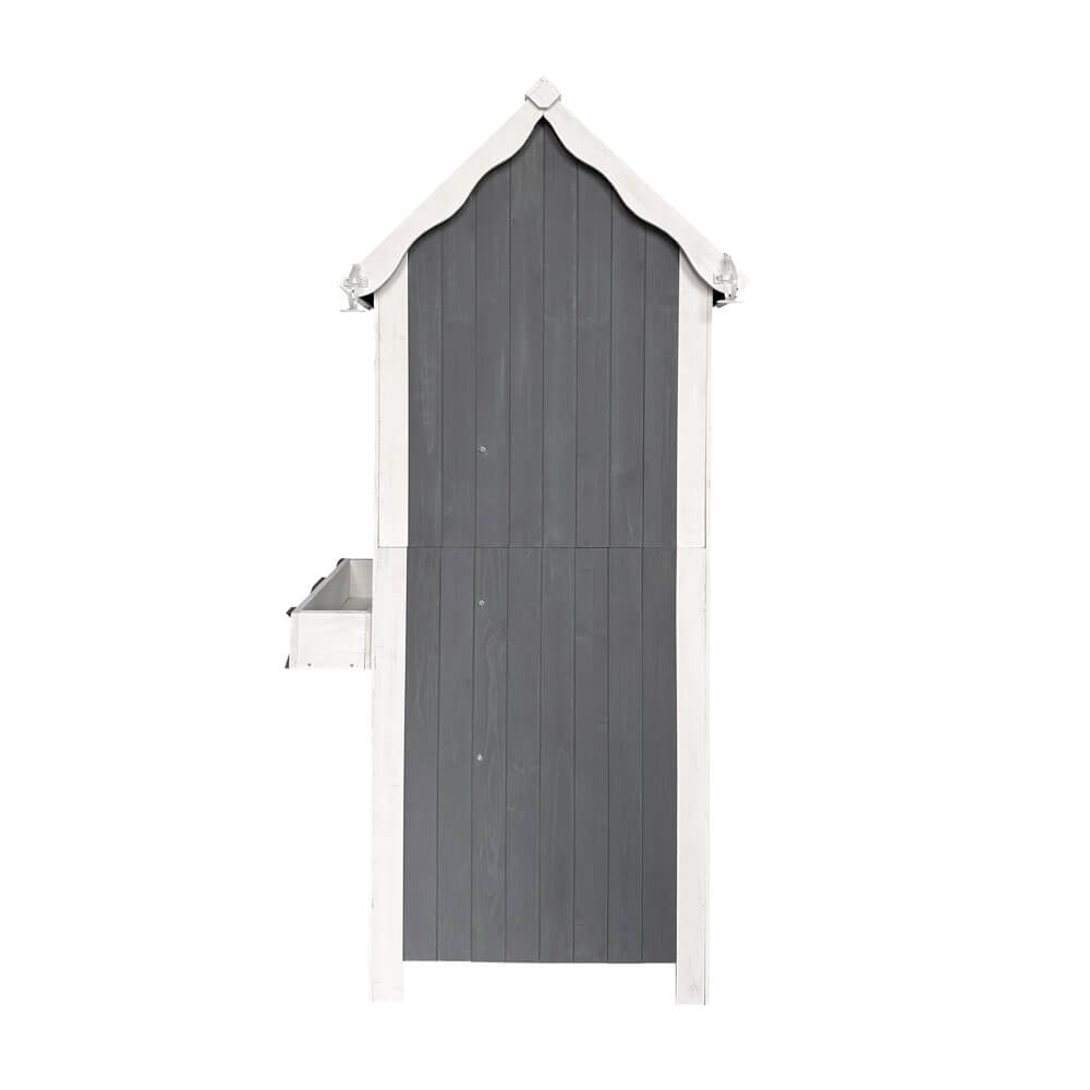Gartenschrank aus Holz YANA - XL – Bild 5
