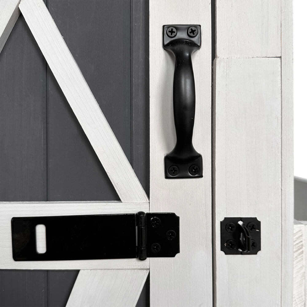 Gartenschrank aus Holz YANA - XL – Bild 6