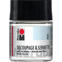 Marabu Servietten-Lack & Kleber, matt, 50 ml, im Glas