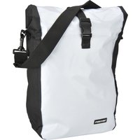 FISCHER Fahrrad-Gepäckträgertasche Kurier, weiß/schwarz