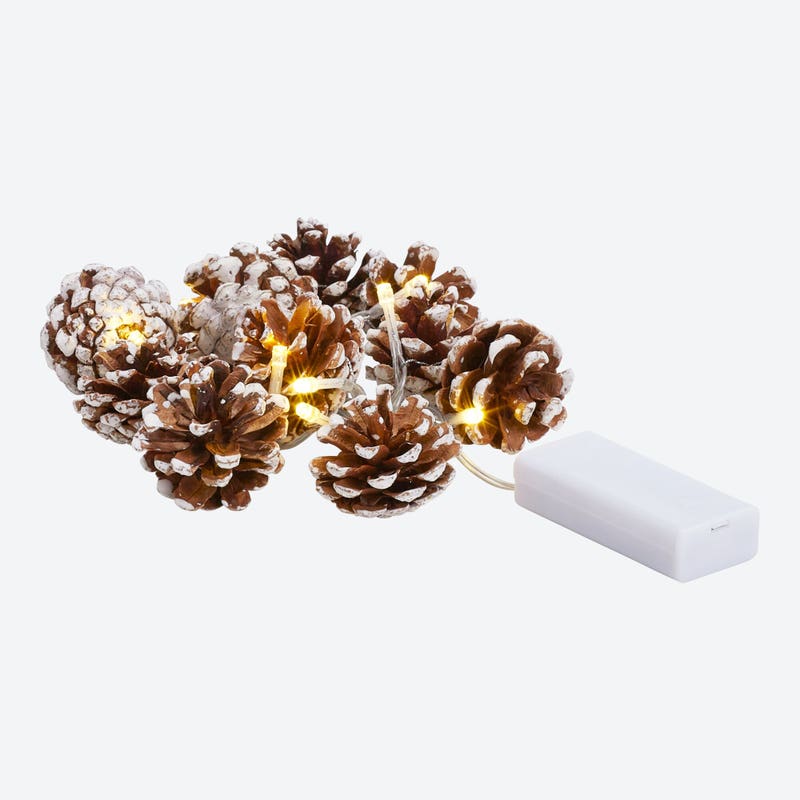 LED-Lichterkette Tannenzapfen mit Timerfunktion, ca. 140 cm – Bild 3