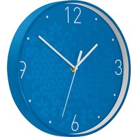 LEITZ Wanduhr WOW, Quarzwerk, blau – Bild 2