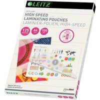 LEITZ Laminierfolientasche Speed, DIN A4, glänzend, 250 mic – Bild 2