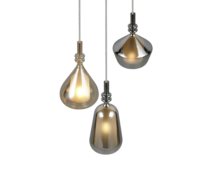 Trio Aldea Pendelleuchte 3-flammig – Bild 3