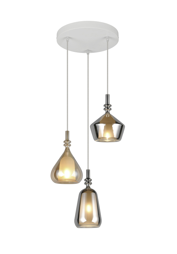 Trio Aldea Pendelleuchte 3-flammig – Bild 4