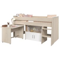 Parisot Charly 4 Hochbett braun weiß – Bild 2