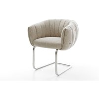DELIFE Jada-Flex Freischwinger Beige – Bild 2