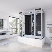 Home Deluxe 4260255471864 Dampfdusche