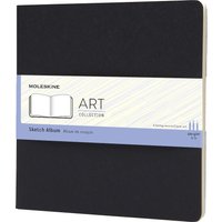 MOLESKINE Skizzenalbum, quadratisch, 120g/qm, Karton, schwarz