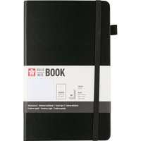 SAKURA Notizbuch, 130 x 210 mm, liniert, schwarz – Bild 2