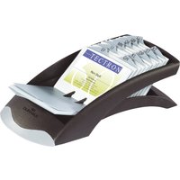 DURABLE Visitenkartenkartei VISIFIX desk VEGAS, schwarz