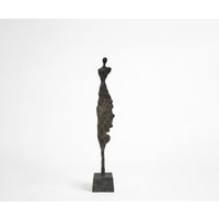 Figur Serina B14 x T14 x H85 cm Aluminium Umbra Antica Handgemacht