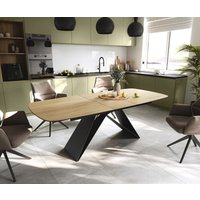 DELIFE Edge Esstisch Keramik ausziehbar