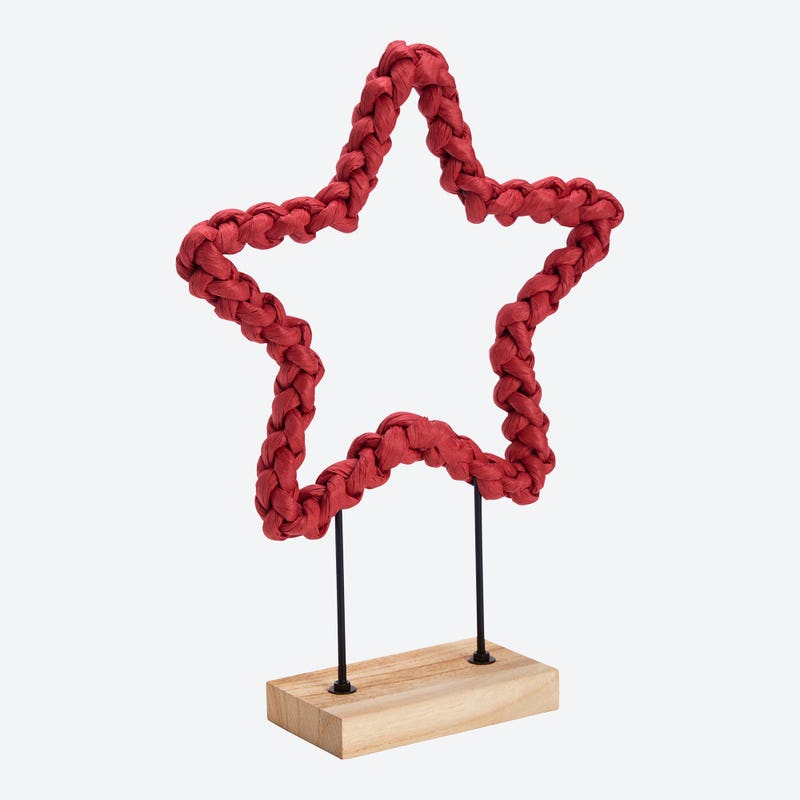 NKD 5228327 Deko-Stern rot – Bild 3