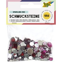 folia Schmucksteine, Sparkling Red, Acryl – Bild 2