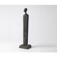Figur Sigaro B12 x T12 x H51 cm Aluminium Basalt Gegossen