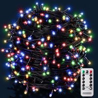 monzana Lichterkette Weihnachten Bunt 40m Fernbedienung – Bild 2