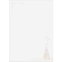 sigel Weihnachts-Motiv-Papier, Golden Tree, A4, 90 g/qm
