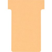 nobo T-Karten, Größe 2 / 60 mm, 170 g/qm, beige – Bild 2