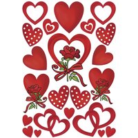 HERMA Sticker DECOR, Herzen & Rosen