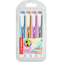 STABILO Textmarker swing cool Pastel, 4er PET-Etui